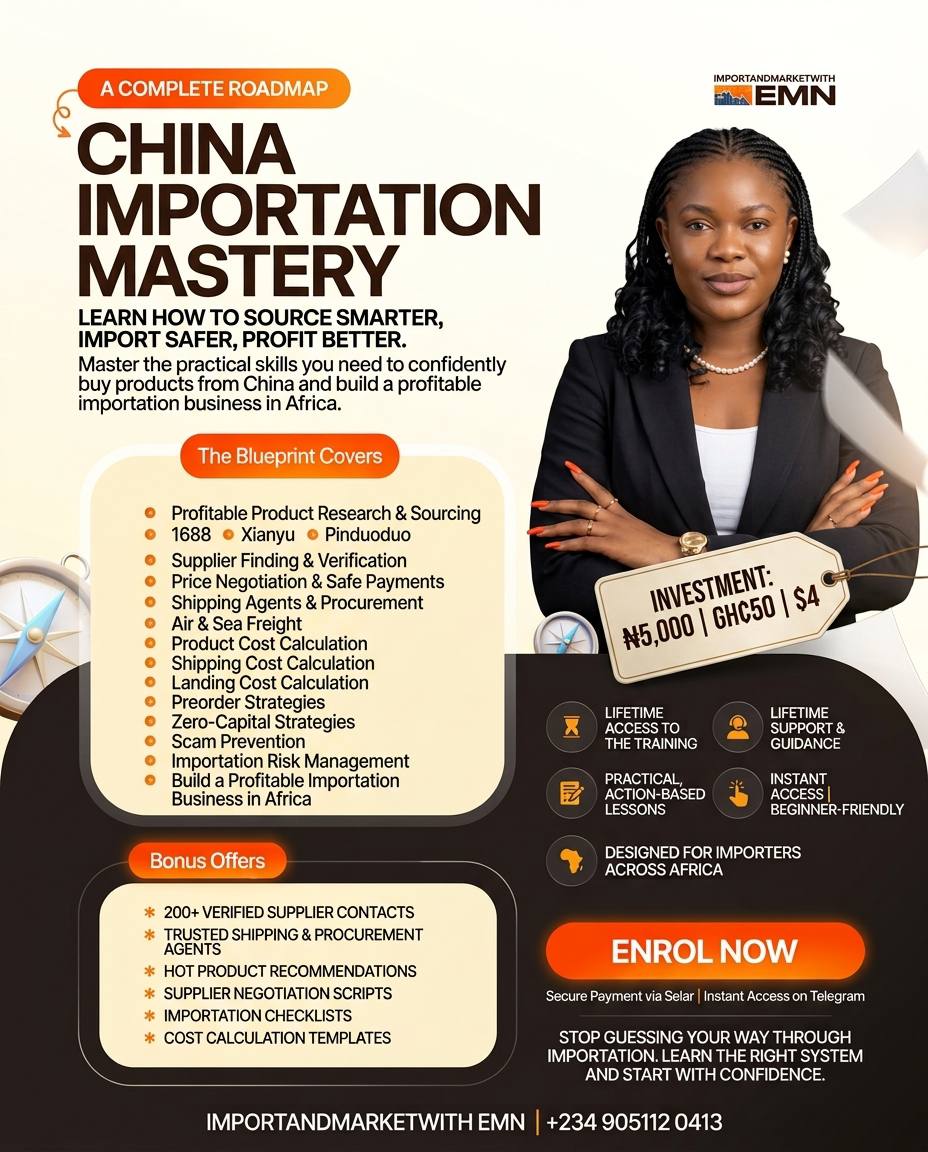 CHINA π¨π³ IMPORTATION MASTERY COURSE cover art