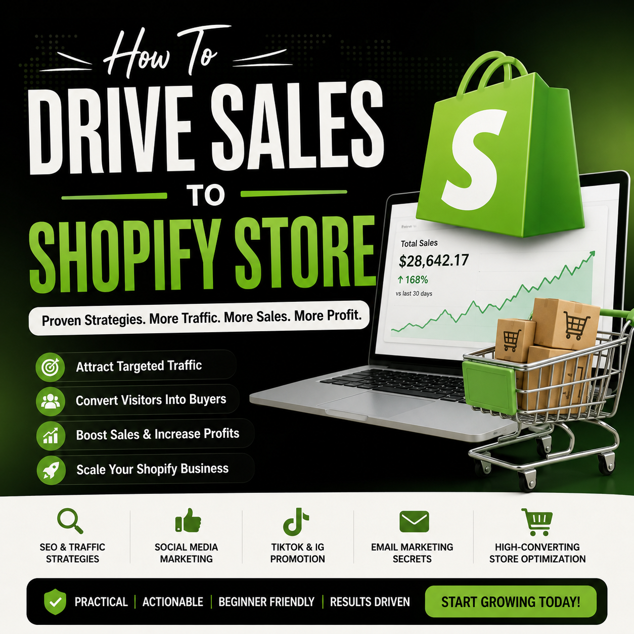 HOW TO DRIVE SALES TO SHOPIFY STORE cover art